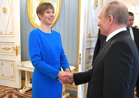 Глава Эстонии получила новогоднее поздравление от Путина