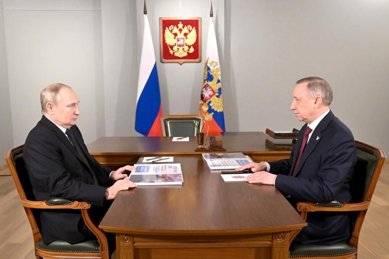 Владимир Путин и Александр Беглов