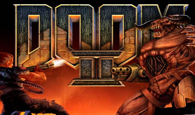 Кадр из игры Doom II
