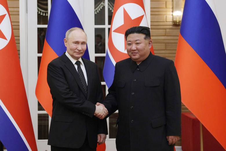 Владимир Путин и Ким Чен Ын