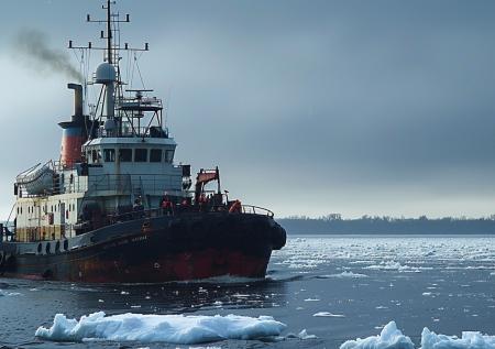 Буксир перевернулся в Карском море