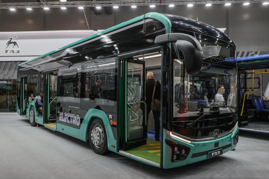 Электробус ГАЗ E-Citymax-12 на международной выставке автобусной техники BW Expo 2022 в международном выставочном центре «Крокус Экспо»