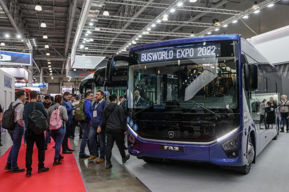 Автобус ГАЗ Citymax-9 на международной выставке автобусной техники BW Expo 2022 в международном выставочном центре «Крокус Экспо»