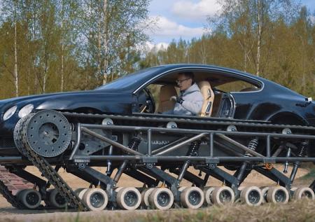Автомобиль Bentley превратили в «танк»