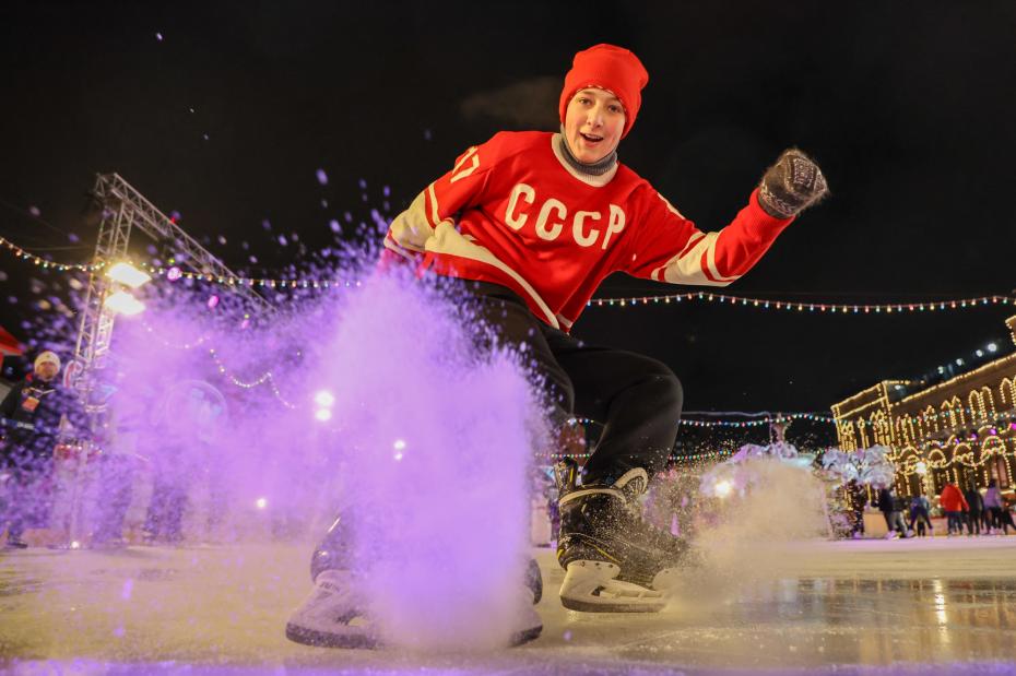 Гости ГУМ-катка