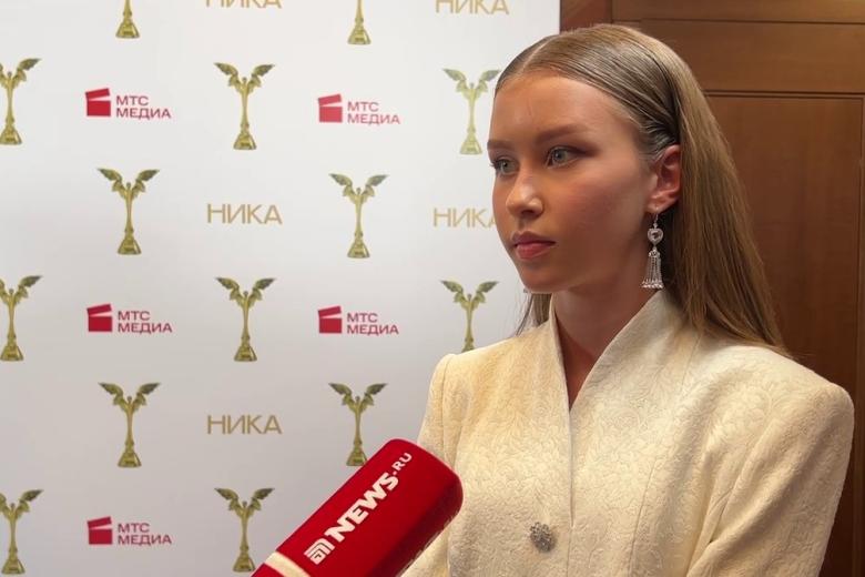 Анна Пересильд на вручение национальной кинематографической премии «Ника» в Москве
