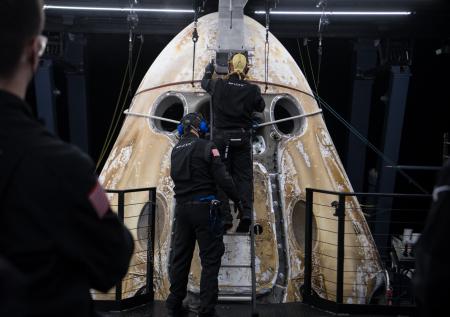 Стала известна дата запуска корабля Crew Dragon с россиянкой Анной Кикиной