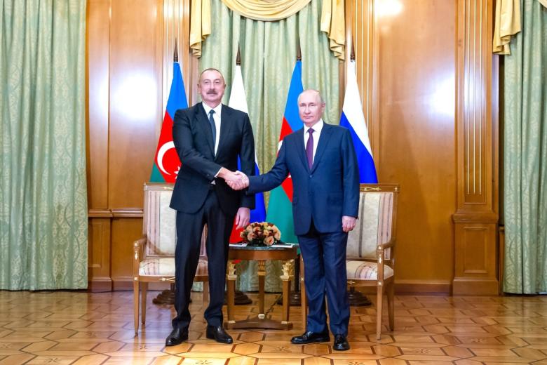 Ильхам Алиев и Владимир Путин
