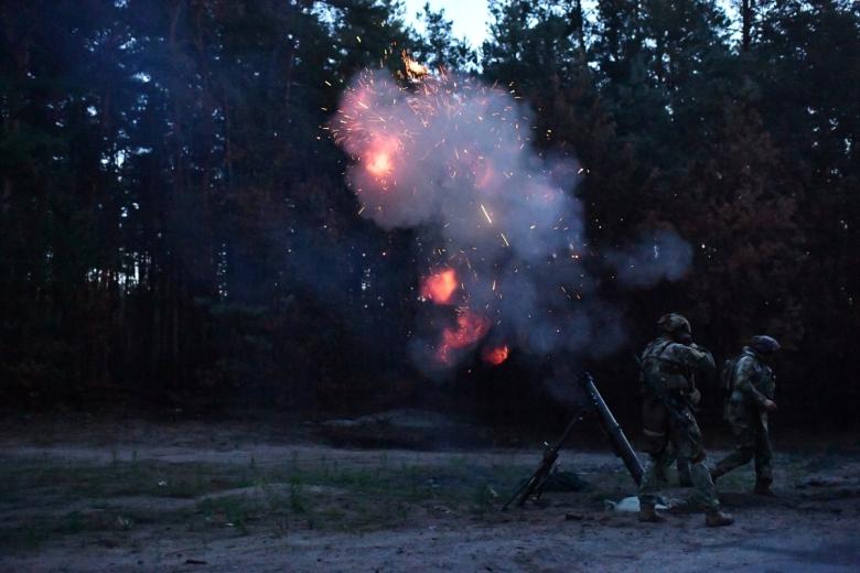 Военнослужащие войск специального назначения ВС РФ в ходе боевой операции на Харьковском направлении