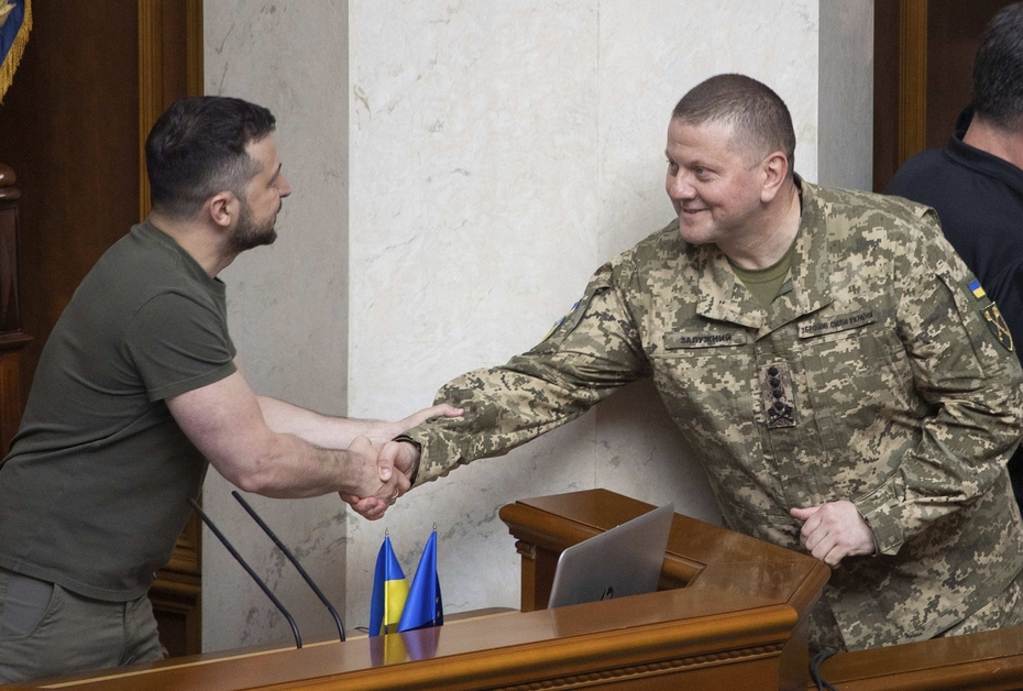 Владимир Зеленский и Валерий Залужный