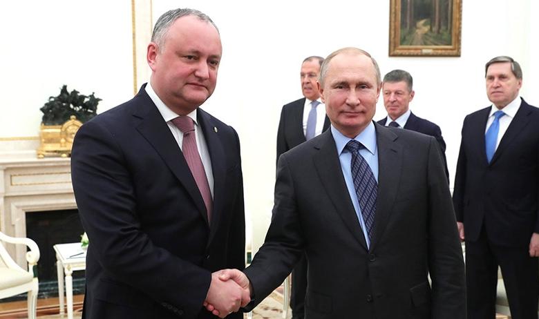 Игорь Додон и Владимир Путин