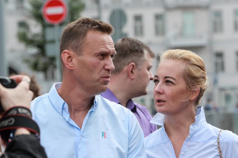 Навальные Алексей и Юлия
