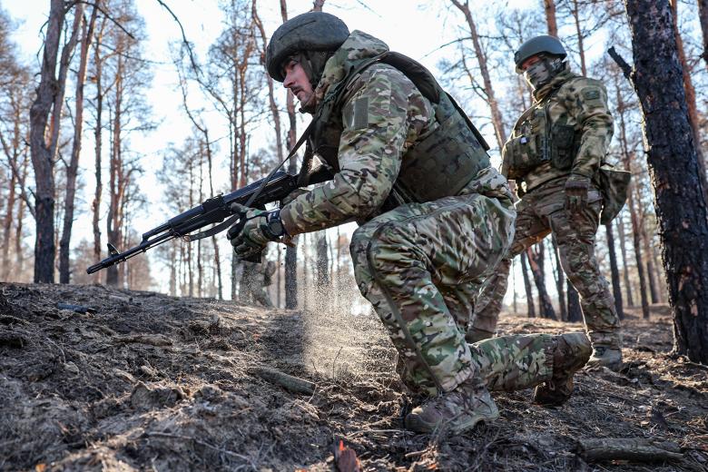 Военнослужащие Вооруженных сил Российской Федерации в зоне боевых действий
