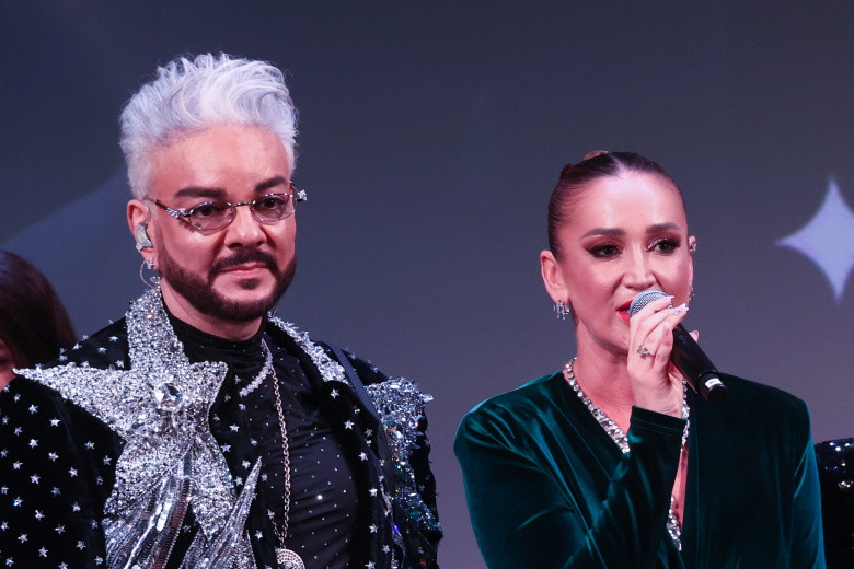 Филипп Киркоров и Ольга Бузова на премьере клипа «Черная Пантера» Филиппа Киркорова в кинотеатре «Художественный» в Москве