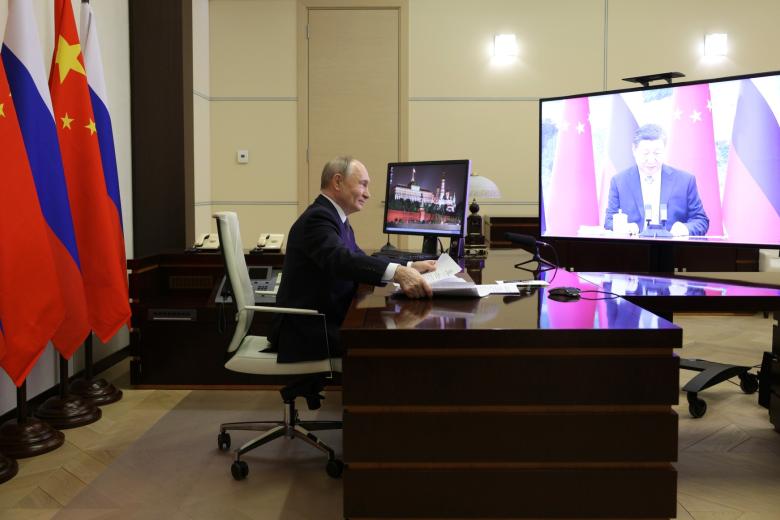 Переговоры Владимира Путина с председателем КНР Си Цзиньпином