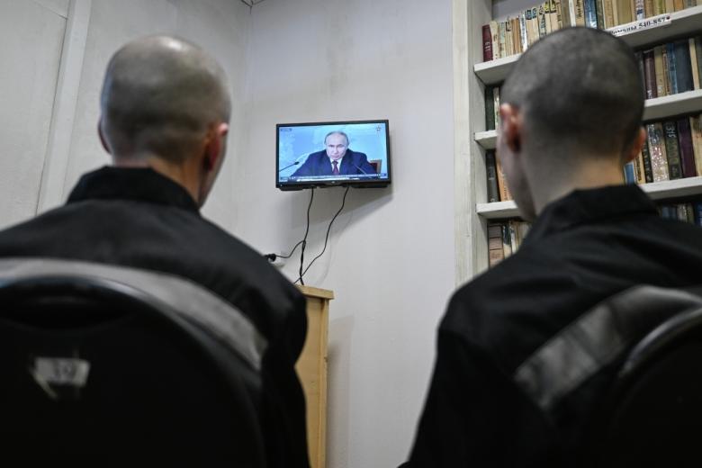 Украинские пленные в российском исправительном учреждении