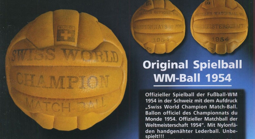 Мяч Swiss World Champion, Швейцария, 1954