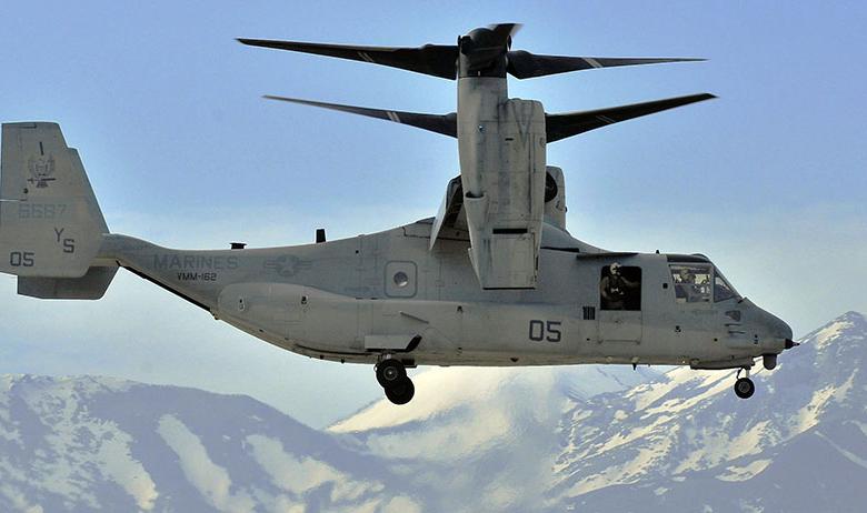 Конвертоплан ВС США V-22«Оспрей»
