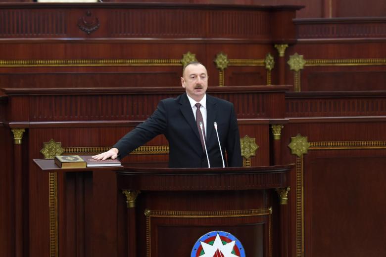 Инаугурация президента Азербайджанской Республики Ильхама Алиева 18 апреля 2018 года