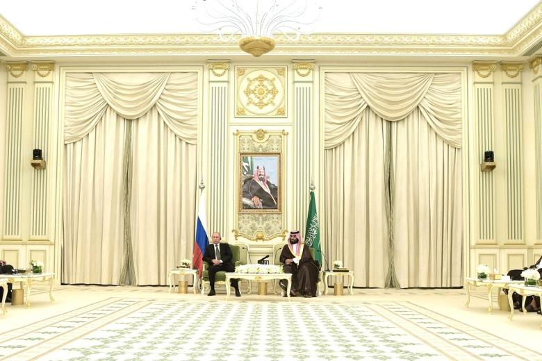 Владимир Путин и Мухаммед бен Салман