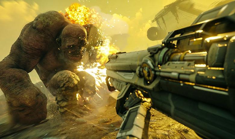 Скриншот из компьютерной игры Rage 2