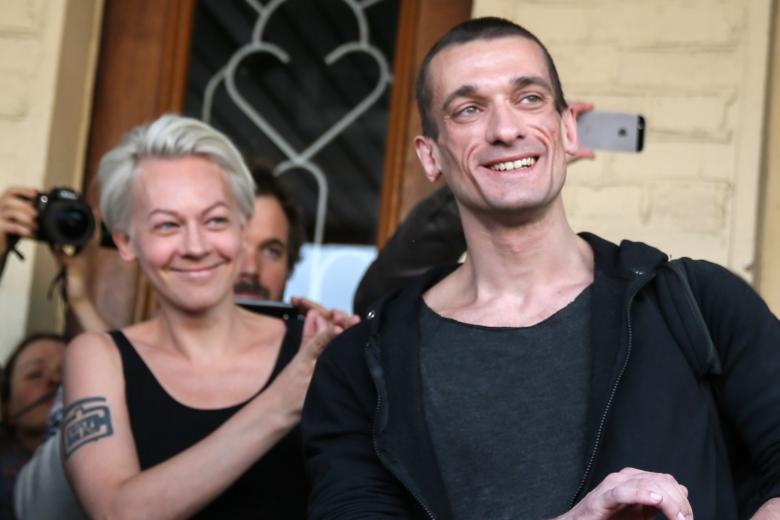 Оксана Шалыгина и Пётр Павленский