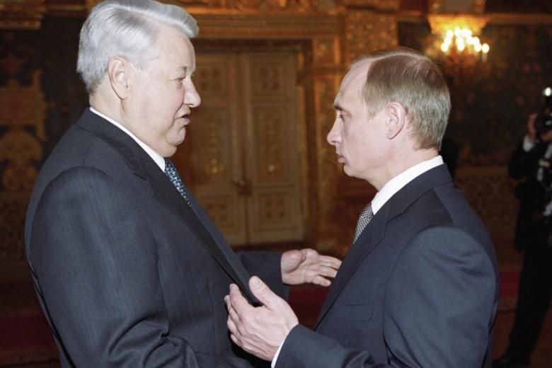 Борис Ельцин и Владимир Путин, 2000 год
