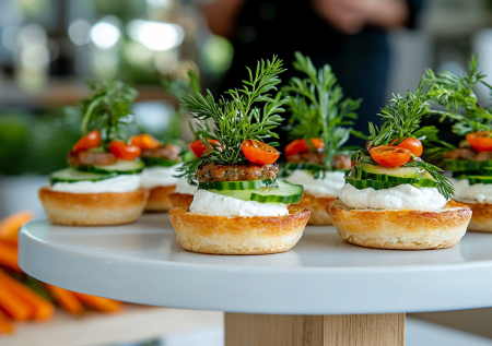 Хрустящие тарталетки со вкуснющей начинкой! Идеальная закуска за 5 минут