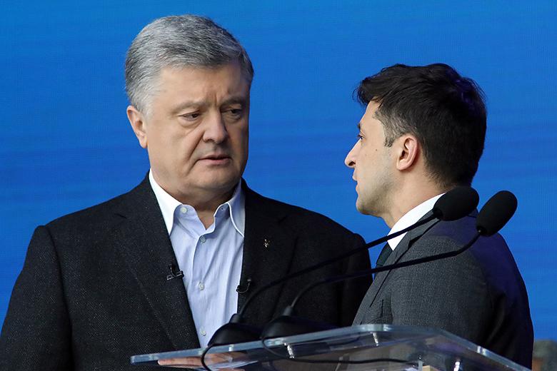 Петр Порошенко и Владимир Зеленский