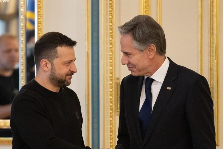 Владимир Зеленский и Энтони Блинкен
