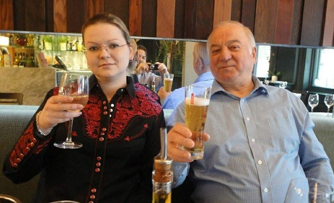 Cергей Скрипаль c дочерью