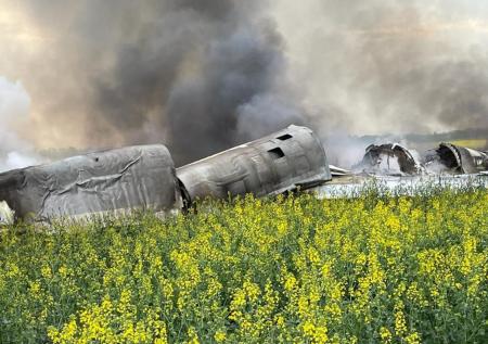 В Ставропольском крае разбился самолет