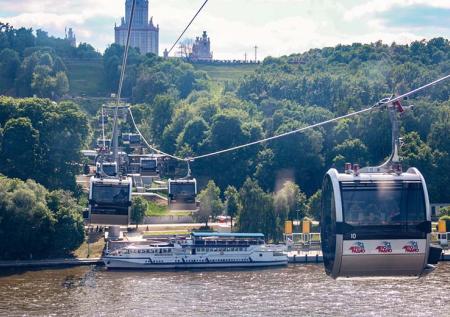 Московская канатная дорога снова заработала