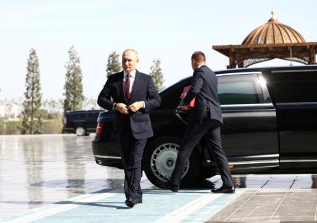 Путин прибыл на заседание лидеров стран ШОС