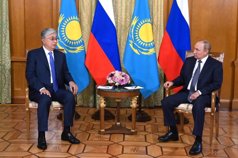 Владимир Путин и Касым-Жомарт Токаев