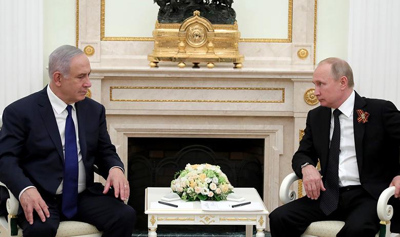 Биньямин Нетаньяху и Владимир Путин