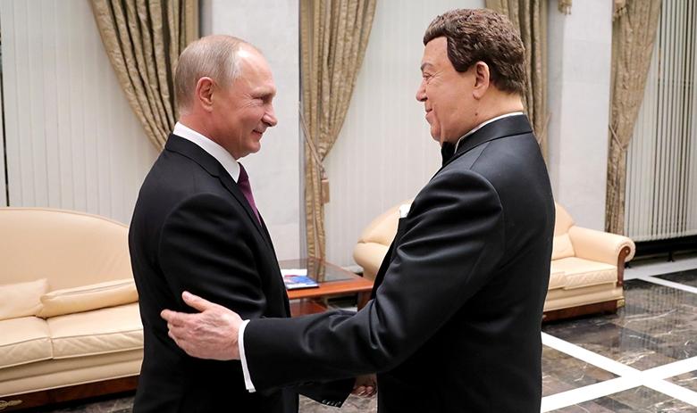 Владимир Путин и Иосиф Кобзон