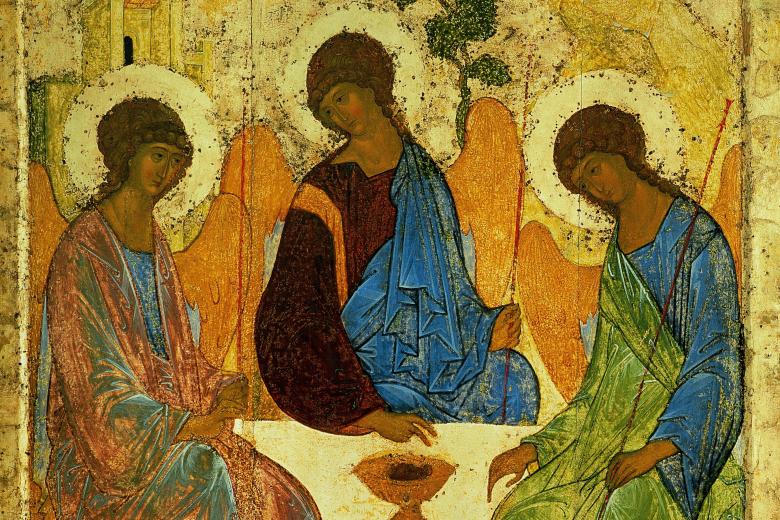 Икона Андрея Рублева «Троица»
