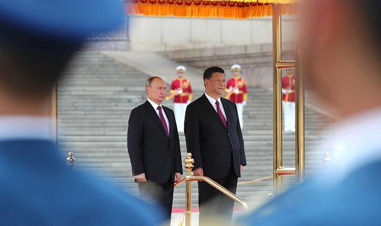 Президент РФ Владимир Путин и председатель КНР Си Цзиньпин