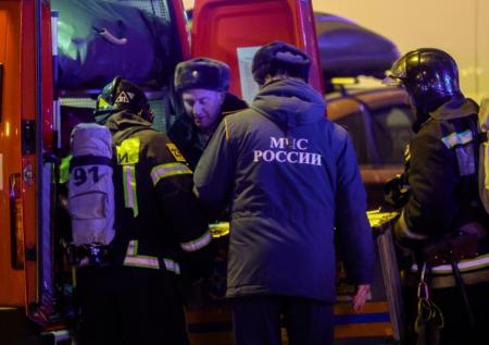 В Нижнем Новгороде загорелся торговый центр
