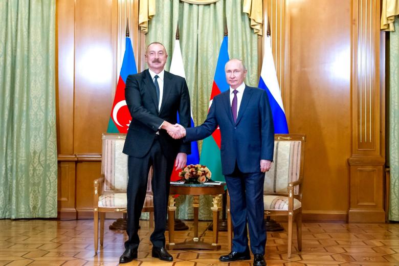 Ильхам Алиев и Владимир Путин