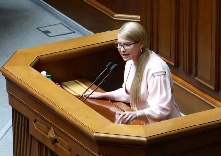 Тимошенко обещала поддерживать Зеленского в Раде
