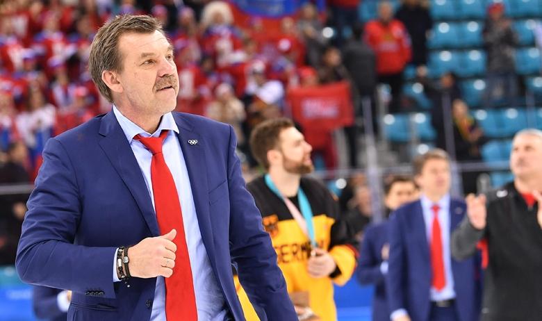 Главный тренер российских хоккеистов Олег Знарок