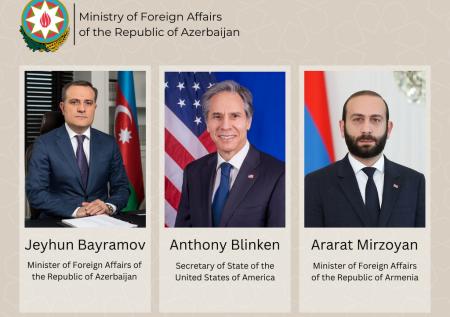 Азербайджан, Армения и США обсудили разработку мирного соглашения