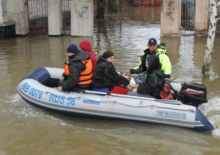 Уровень воды в Курганской области резко повысился