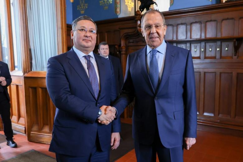 Сергей Лавров и Мурат Нуртлеу