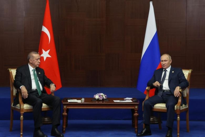 Реджеп Тайип Эрдоган и Владимир Путин