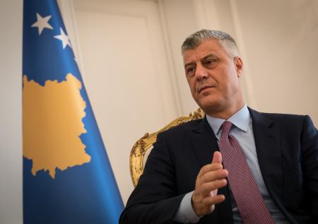 Глава Косово прибыл в Гаагу на допрос по делу о военных преступлениях