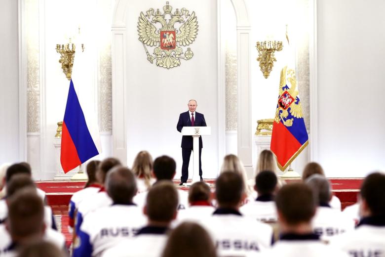 Встреча с олимпийской сборной России
