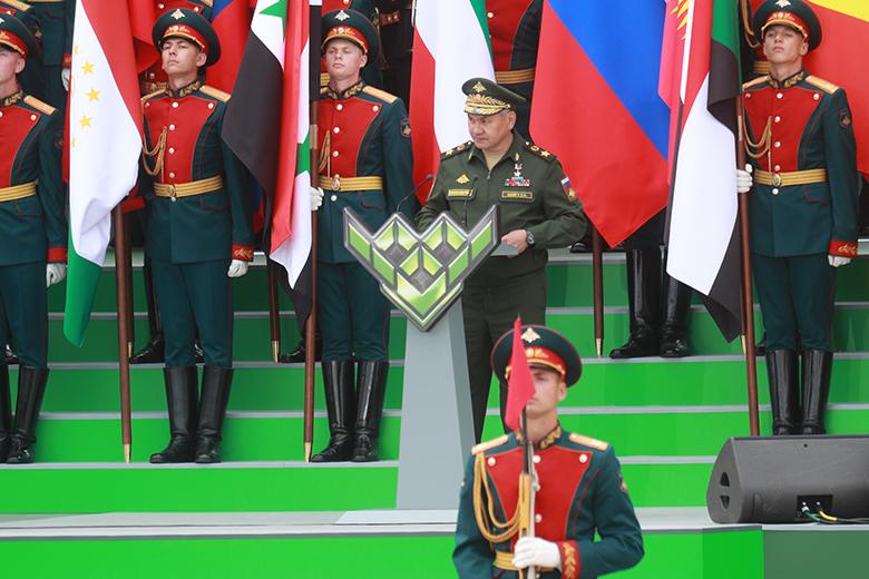 Сергей Шойгу на церемонии открытия 
